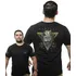 Camiseta Militar Wide Back Marines Beard Gang
