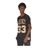 Camiseta Mitchell&ness Masculina Boston Celtics Bird Preta