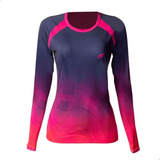 Camiseta Mormaii Beach Tennis Feminina Ml Proteção Uv50 