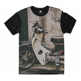Camiseta Moto Lambreta Retro