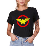 Camiseta Mulher Maravilha Dia Das Mulheres Força Guerreiras