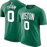 Camiseta Nba Boys Youth 8-20 Official Player Name & Number Game Time Jersey, Jayson Tatum Boston Celtics Verde, G