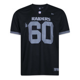Camiseta New Era Jersey Nfl Las Vegas Raiders Core Preta