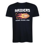 Camiseta New Era Las Vegas Raiders Tecnologic Preto