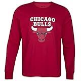 Camiseta New Era Manga Longa Nba Chicago Bulls Core Vermelho