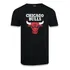 Camiseta New Era Nba Chicago Bulls Basic Time Preta