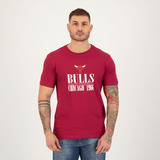 Camiseta New Era Nba Chicago Bulls Classic Bordô