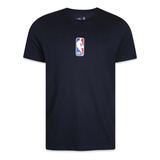 Camiseta New Era Nba Logoman Preto