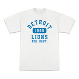 Camiseta Nfl Detroit Lions Athletic Off White