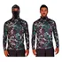 Camiseta Ninja Camuflada Selva  Uv50+ Para Pesca Airsoft 