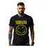 Camiseta Nirvana Camisa Banda De Rock  Unissex 100% Algodão