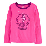 Camiseta Oshkosh Menina Manga