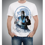 Camiseta Ou Baby-look Gamer Mortal Kombat X Ps3 Ps4