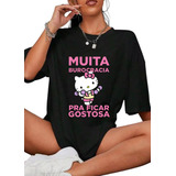 Camiseta Oversized Feminina Gym
