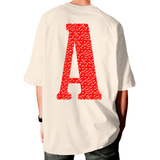 Camiseta Oversized Inicial De