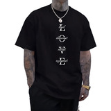 Camiseta Oversized Masculina Love