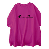 Camiseta Oversized Minimalista Blusa