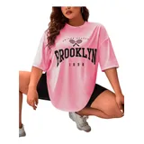 Camiseta Oversized Moderna Blusa