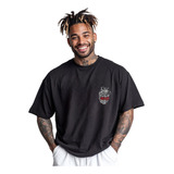 Camiseta Oversized Preta Streetwear