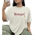 Camiseta Oversized Tik Tok T Shirt Estampada Baby Girl Swag