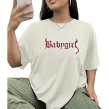 Camiseta Oversized Tik Tok