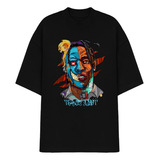 Camiseta Oversized Travis Scott