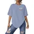 Camiseta Oversized Woman Estilosa Swag Emoji Sorriso Flor