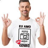 Camiseta Personalizada Eu Amo