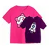 Camiseta Pink Emilly Vick Camisa Roxa Katlen Kit Camiseta