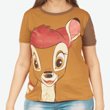 Camiseta Piticas Babylook - Bambi Disney