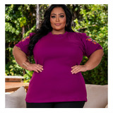 Camiseta Plus Size Bufante