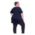 Camiseta Plus Size Feminina Sobre Legging Blusa Academia