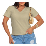 Camiseta Podrinha Gola V