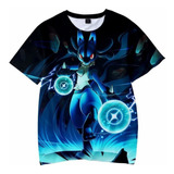 Camiseta Pokemon 3d Confortavel