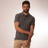 Camiseta Polo Botao Na