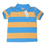 Camiseta Polo Com Listras