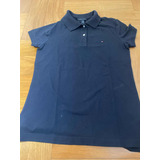 Camiseta Polo Feminina Azul