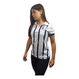 Camiseta Polo Feminina Corinthians Chalk Sccp Oficial + Nf