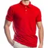 Camiseta Polo Hosten Masculina Vermelha Slim Casual