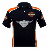 Camiseta Polo Masculina Moto