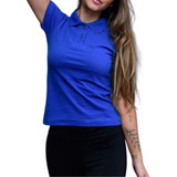 Camiseta Polo Piquet Feminina