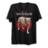 Camiseta Preta Banda Alice In Chains TriPod Bomber Rock