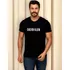 Camiseta Preta Calvin Klein Jeans Masculina Estampada