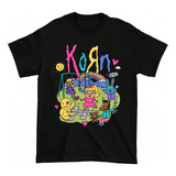 Camiseta Preta Korn Blusa