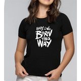 Camiseta Preta Lady Gaga