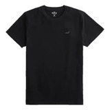 Camiseta Preta Masculina Hollister