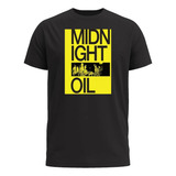 Camiseta Preta Midnight Oil