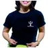 Camiseta Psicologia Babylook Plus Size Preta Curso Faculdade