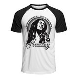 Camiseta Raglan Bob Marley