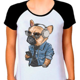 Camiseta Raglan Buldog Frances